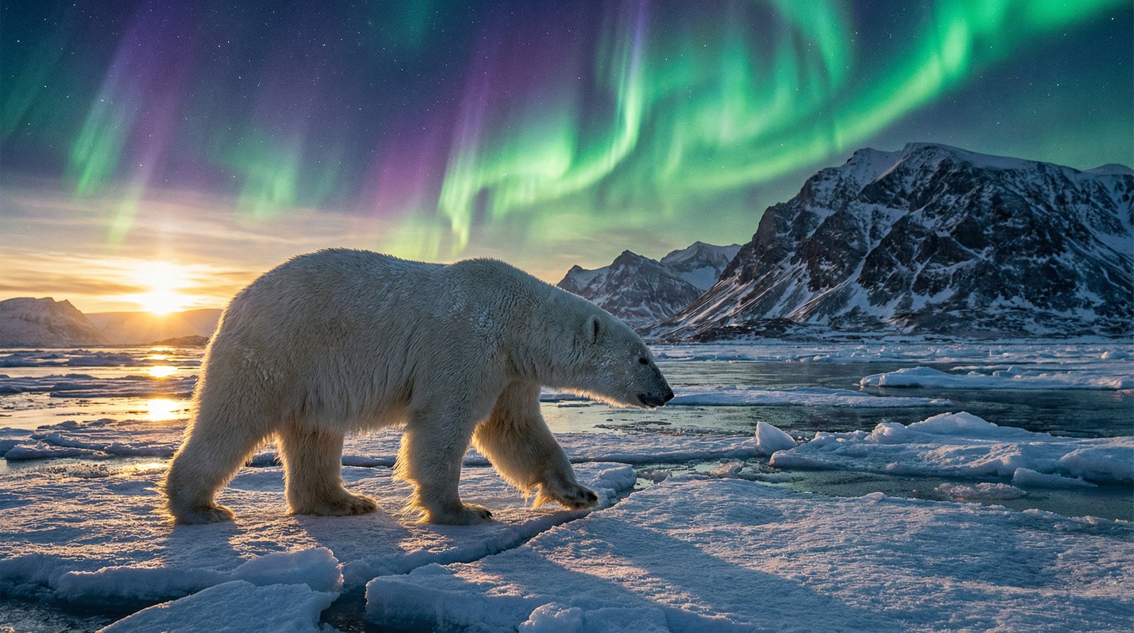 小马拉大车北极熊视频